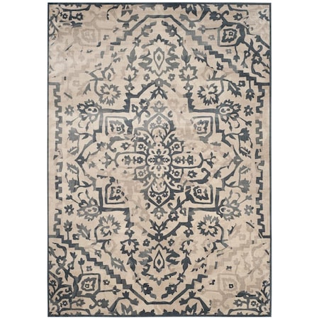 Safavieh Vintage Large Rectangle Area Rug Cream & Blue - 8 ft.-10 in. x 12 ft.-2 in. VTG135-7340-9
